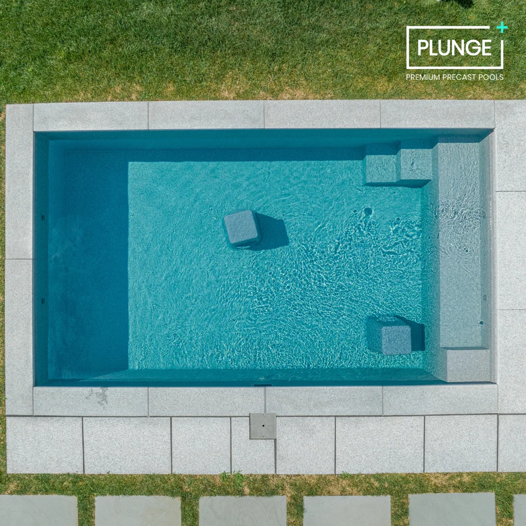 Custom pool construction project managed by Sunrise Pools  in Central Arkansas